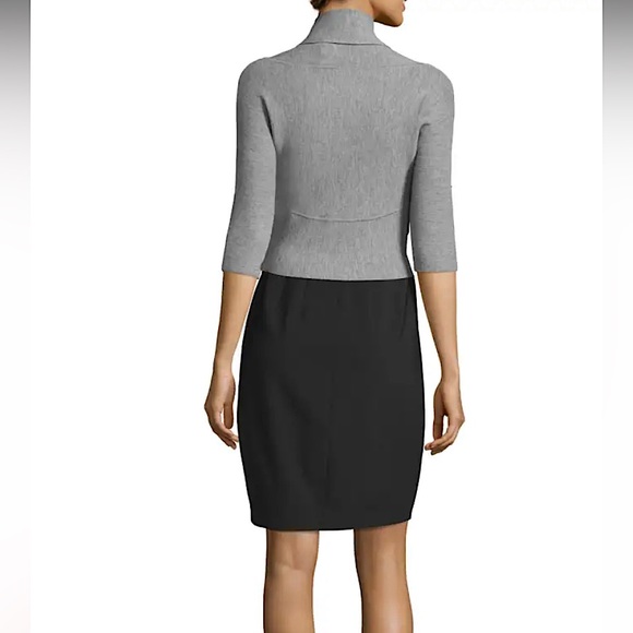 Elie Tahari Becca Shrug in Gray Melange. Size Medium. NWOT. - Picture 4 of 12